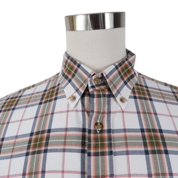 Eddie Bauer Signature Plaid Men's Long Sleeve Casual Button Down Shirt - Picture 3 of 11